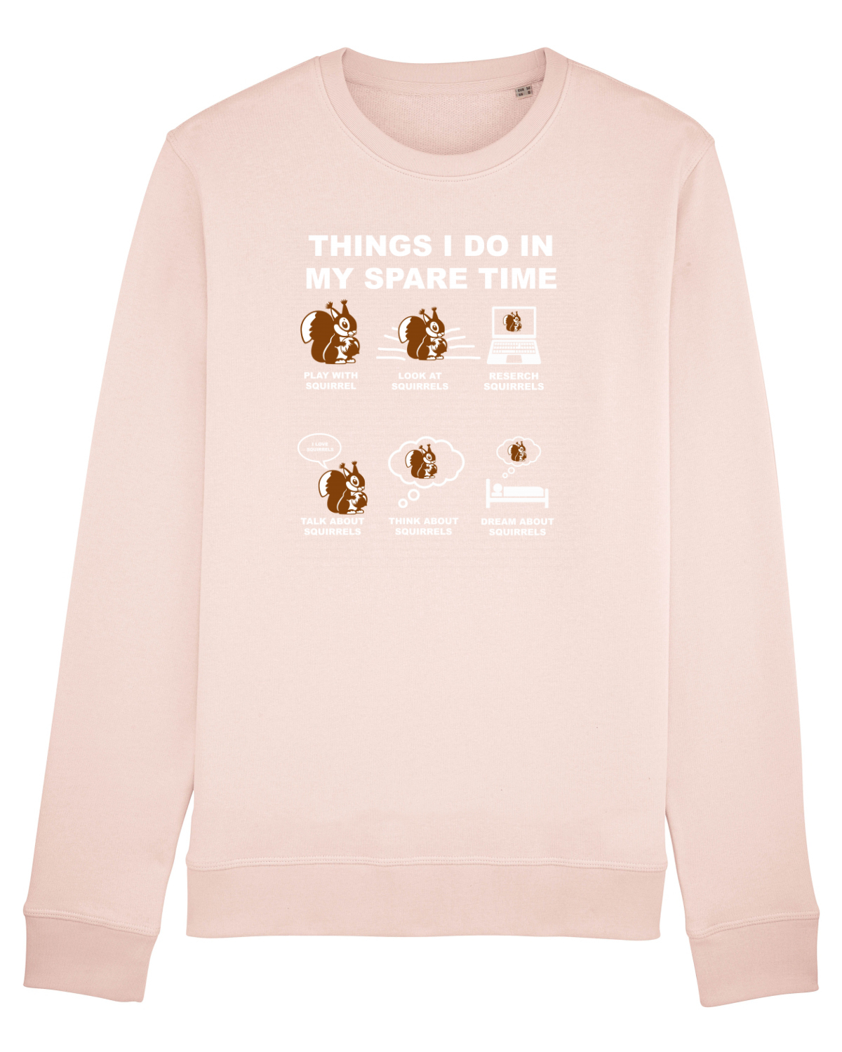 Bluză mânecă lungă Unisex Rise Candy Pink