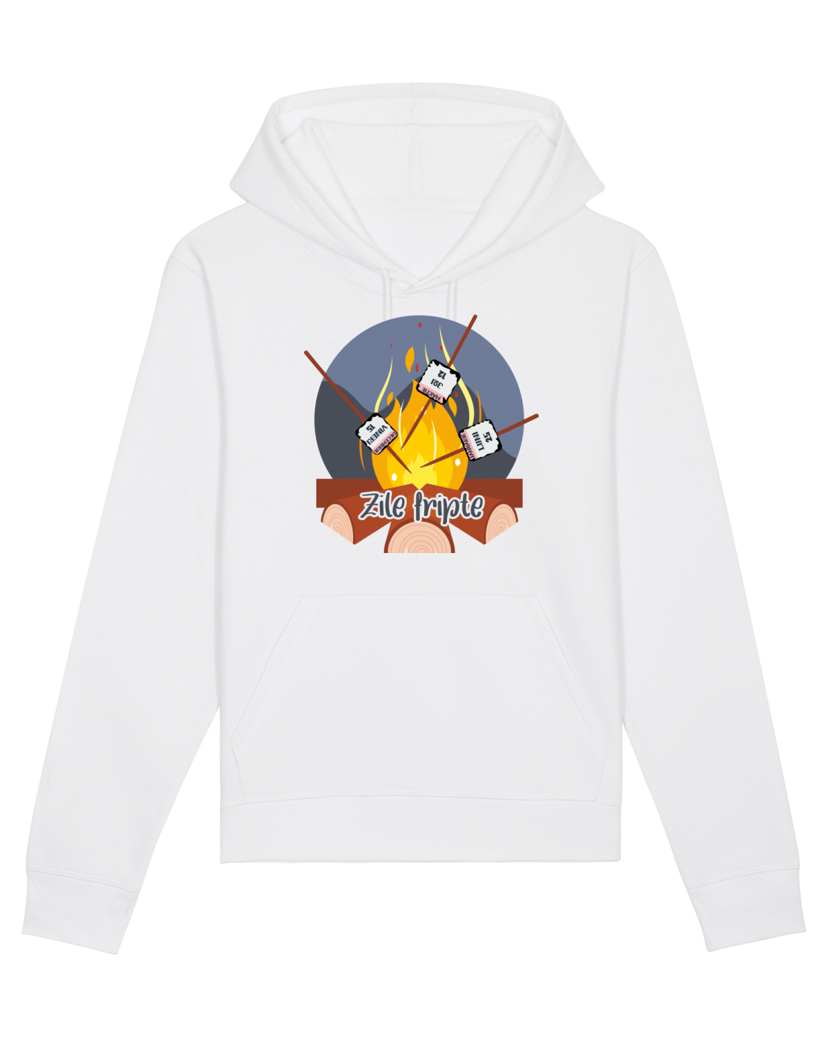 Hanorac Unisex Drummer White