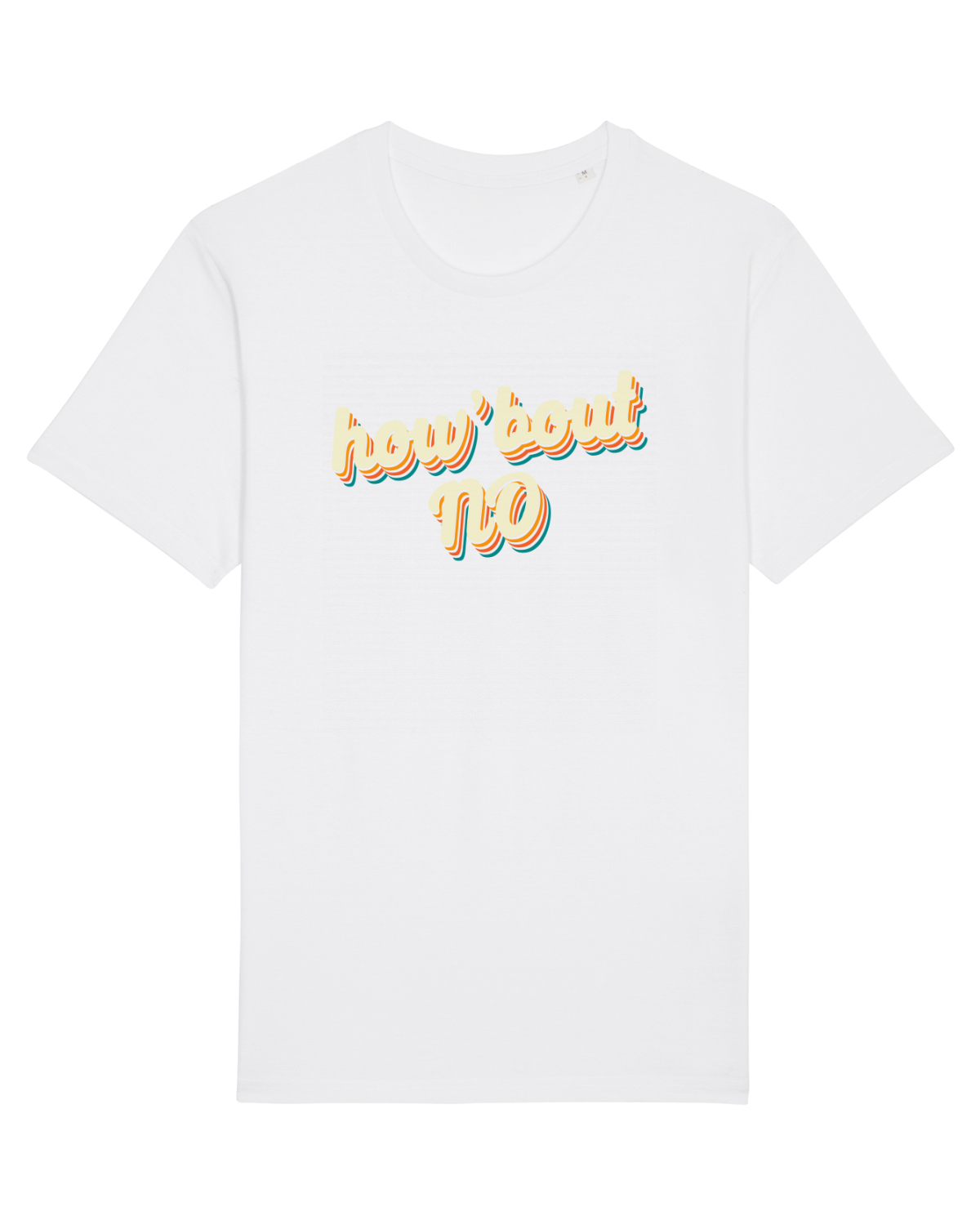 Tricou mânecă scurtă Unisex Rocker White
