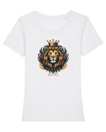 King - Rege Tricou mânecă scurtă guler larg fitted Damă Expresser