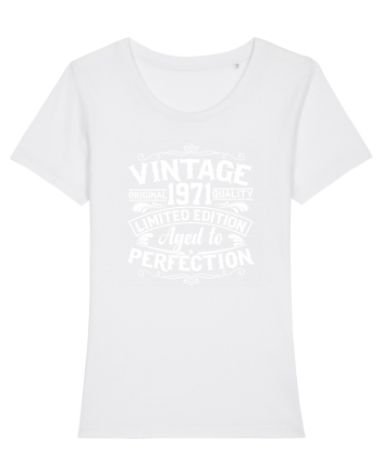 Vintage original 1971 quality limited edition aged to perfection, Aniversar White
