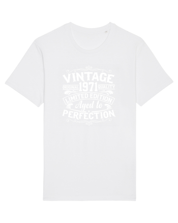 Vintage original 1971 quality limited edition aged to perfection, Aniversar White