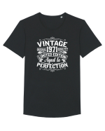 Vintage original 1971 quality limited edition aged to perfection, Aniversar Tricou mânecă scurtă guler larg Bărbat Skater