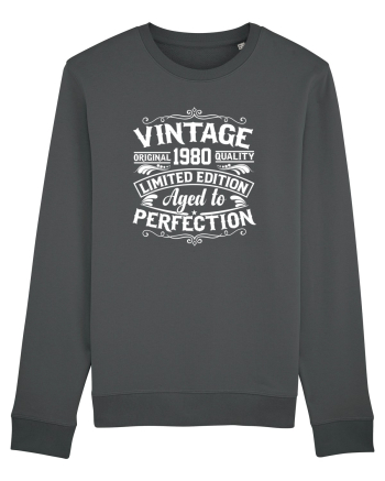 Vintage original 1980 quality limited edition aged to perfection, Aniversar Anthracite