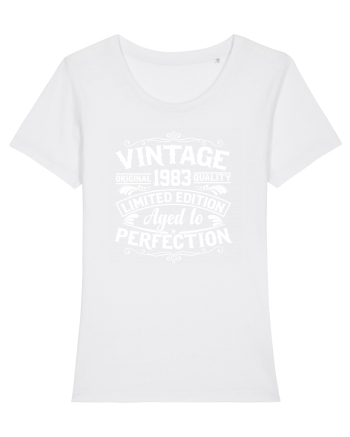 Vintage original 1983 quality limited edition aged to perfection, Aniversar White