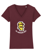 yo banana boy - palindrom Tricou mânecă scurtă guler V Damă Evoker