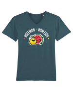 no lemon - no melon - mirror selfie design Tricou mânecă scurtă guler V Bărbat Presenter