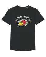 no lemon - no melon - mirror selfie design Tricou mânecă scurtă guler larg Bărbat Skater