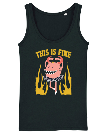 This Is Fine Monster Ballerina Black