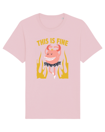 This Is Fine Monster Ballerina Cotton Pink