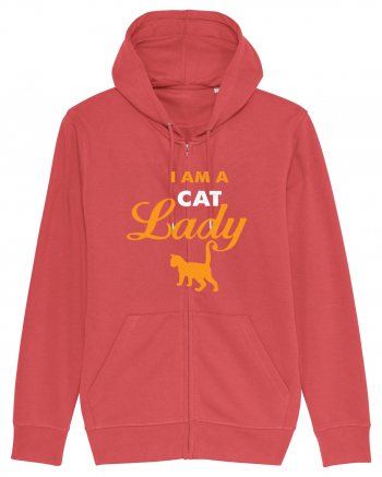 I am a Cat Lady Carmine Red