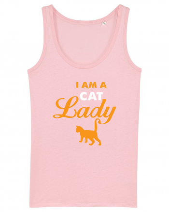 I am a Cat Lady Cotton Pink