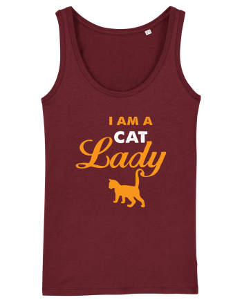 I am a Cat Lady Burgundy