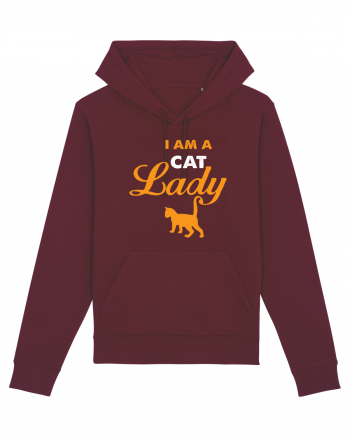 I am a Cat Lady Burgundy