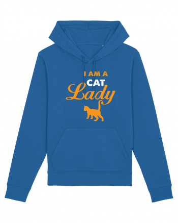 I am a Cat Lady Royal Blue