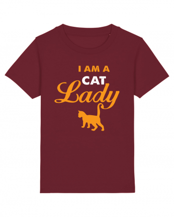 I am a Cat Lady Burgundy