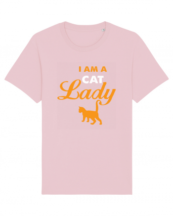 I am a Cat Lady Cotton Pink