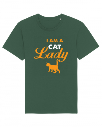 I am a Cat Lady Bottle Green