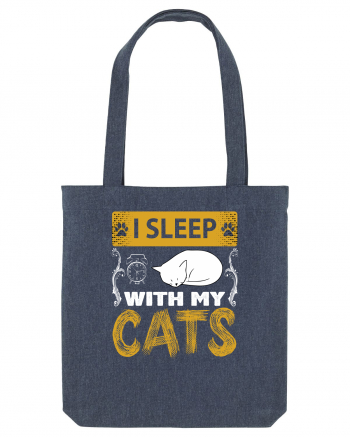 I Sleep With My Cats Midnight Blue