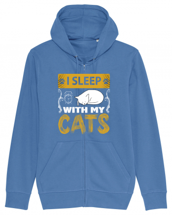 I Sleep With My Cats Bright Blue