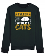 I Sleep With My Cats Bluză mânecă lungă Unisex Rise