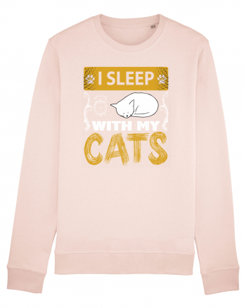 I Sleep With My Cats Candy Pink