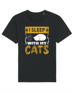 I Sleep With My Cats Tricou mânecă scurtă Unisex Rocker