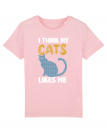 I Think Cats Likes Me Tricou mânecă scurtă  Copii Mini Creator