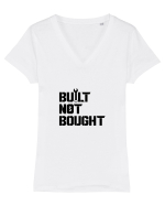 Built not Bought Tricou mânecă scurtă guler V Damă Evoker