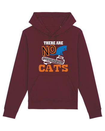 There Are No Ordinary Cats Burgundy