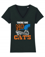 There Are No Ordinary Cats Tricou mânecă scurtă guler V Damă Evoker