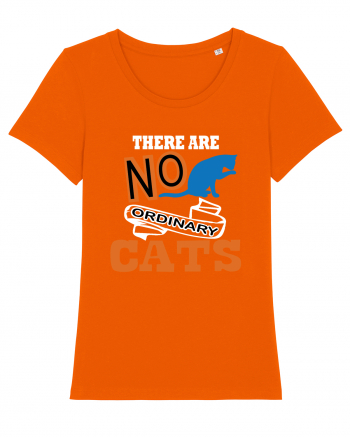 There Are No Ordinary Cats Bright Orange