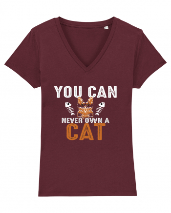 You Can Never Own A Cat Burgundy