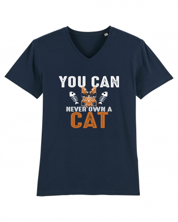 You Can Never Own A Cat French Navy