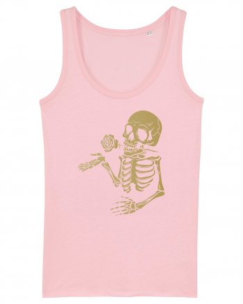 Skeleton Gold Rose Cotton Pink