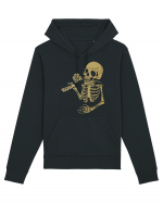 Skeleton Gold Rose Hanorac Unisex Drummer