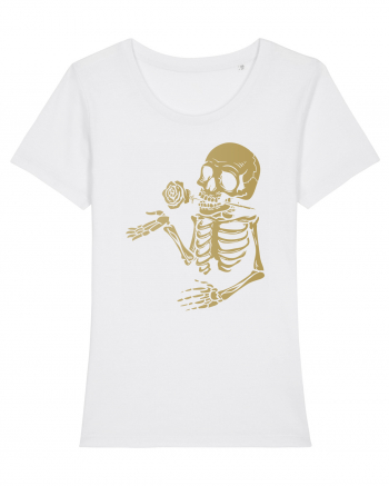 Skeleton Gold Rose White