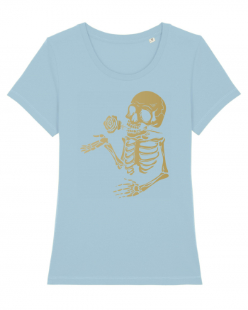 Skeleton Gold Rose Sky Blue