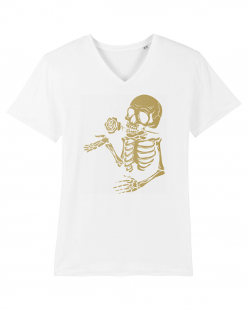 Skeleton Gold Rose White