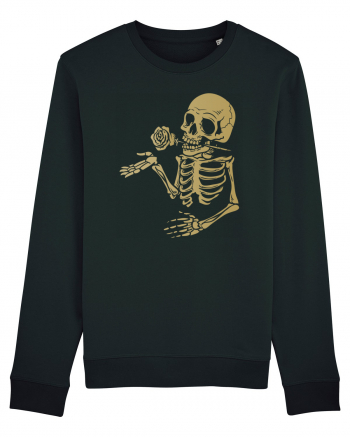 Skeleton Gold Rose Black