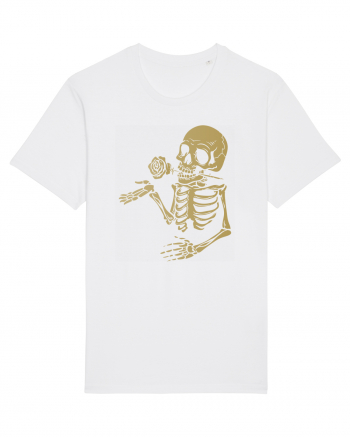 Skeleton Gold Rose White