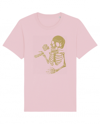 Skeleton Gold Rose Cotton Pink