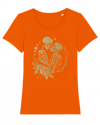 Lovers Skeleton Celeastial KIss Bright Orange