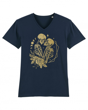 Lovers Skeleton Celeastial KIss French Navy