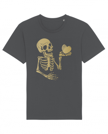 Skeleton Golden Heart Anthracite