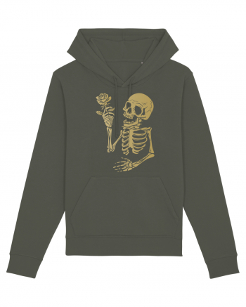 Skeleton Happy with Golden Rose Khaki