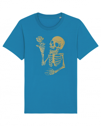 Skeleton Happy with Golden Rose Azur