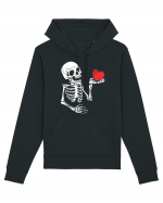 Skeleton Red Heart Hanorac Unisex Drummer