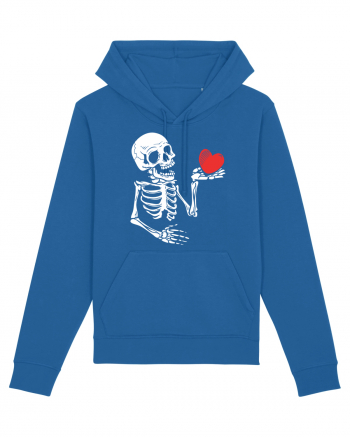 Skeleton Red Heart Royal Blue