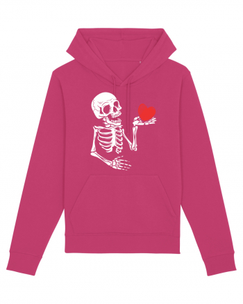 Skeleton Red Heart Raspberry